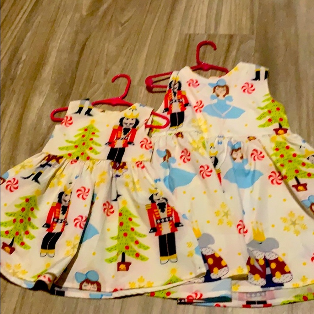 Big Sis & Lil Sis Nutcracker dresses